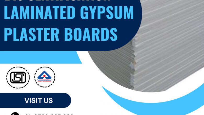 Smooth BIS Certification for Coated Gypsum Plaster Boards with EVTL